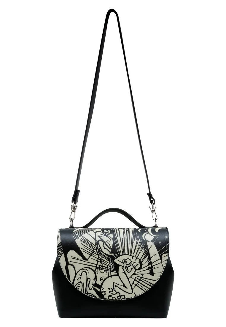 Women Vegan Leather Cream Purse
