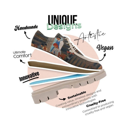 Women Vegan Brown Loafers - Family Time Design