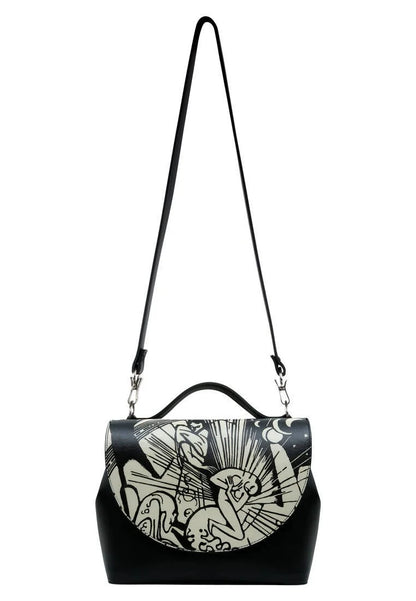 Women Vegan Leather Cream Purse