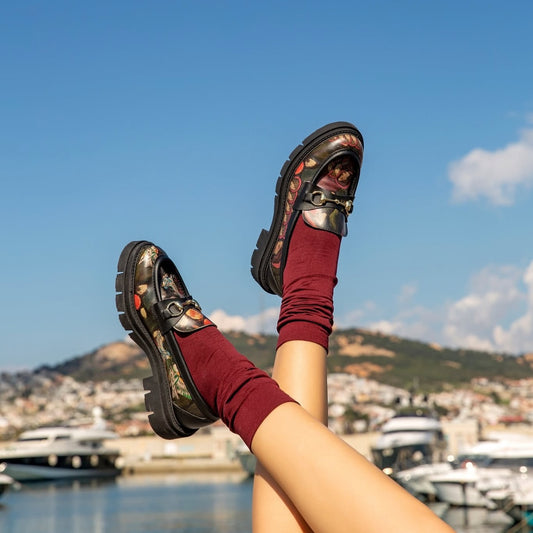 Women Vegan Leather Loafers - Pure Reflection Design